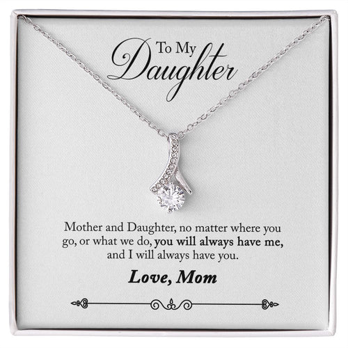 Daughter - No Matter Where You Go Alluring Beauty Necklace