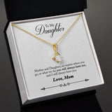 Daughter - No Matter Where You Go Alluring Beauty Necklace