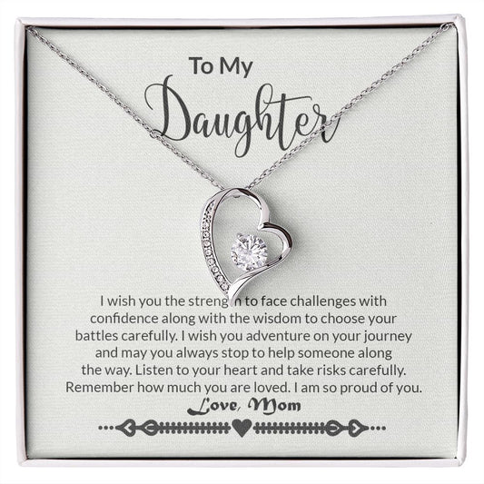 Daughter - Strength - Forever Love Necklace