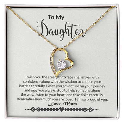 Daughter - Strength - Forever Love Necklace