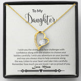 Daughter - Strength - Forever Love Necklace