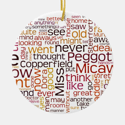 David Copperfield Ceramic Ornament