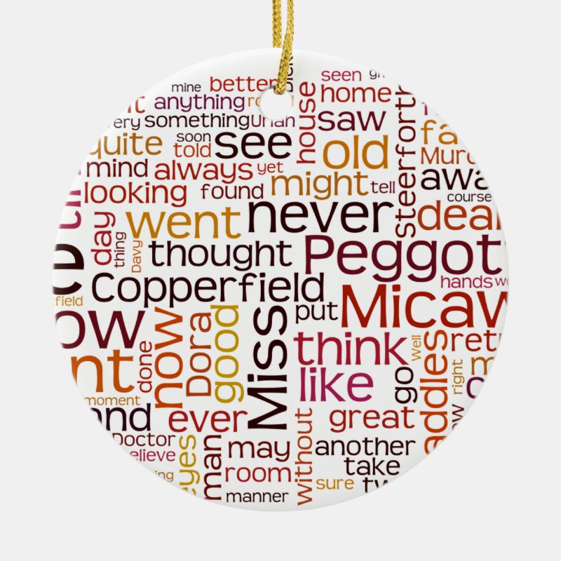 David Copperfield Ceramic Ornament