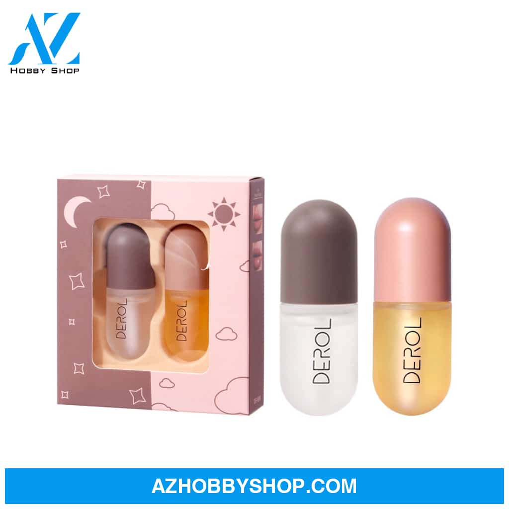 Day Night Instant Volume Lip Plumper Oil Clear Lasting Nourishing Repairing Reduce Fine Line Care