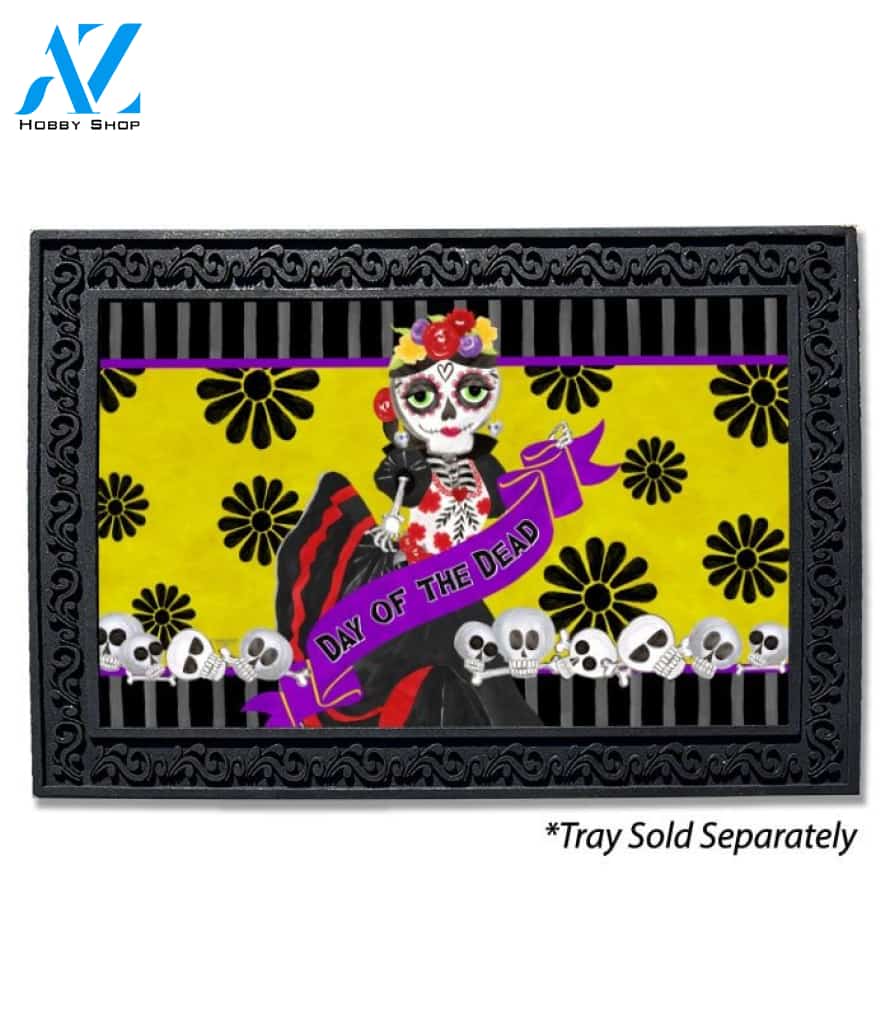Day of the Dead Senora Doormat - 18" x 30"