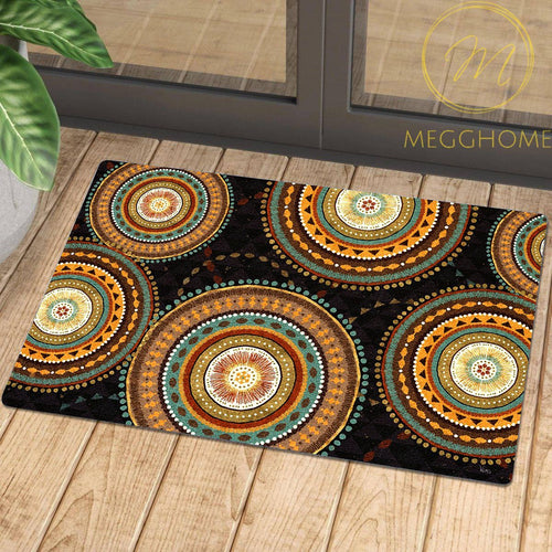 Mandala Boho 24 Doormat | Colorful | Size 8x27'' 24x36''