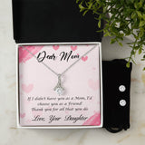 Dear Mom Alluring Beauty Necklace Earring Set