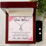 Dear Mom Alluring Beauty Necklace Earring Set