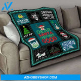 Dear Santa Define Good Christmas Funny Fleece Blanket Gift For People Home Decor Bedding Couch Sofa Soft And Comfy Cozy