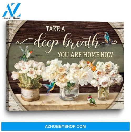 Deep Breath Hummingbird Canvas For The Living Room Take A Deep Breath