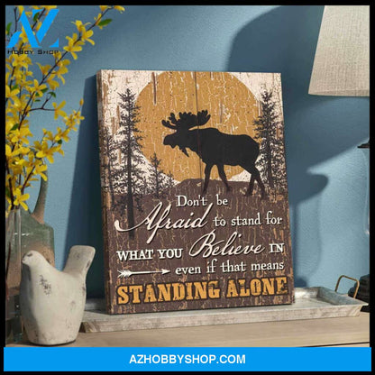 Deer Canvas Standing Alone Wall Art Decor Motivation