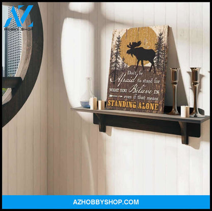 Deer Canvas Standing Alone Wall Art Decor Motivation