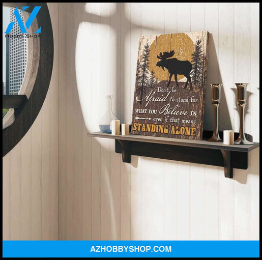 Deer Canvas Standing Alone Wall Art Decor Motivation
