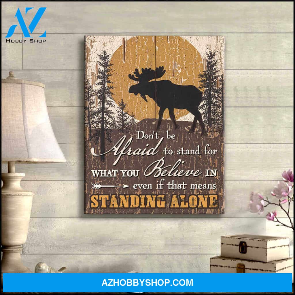 Deer Canvas Standing Alone Wall Art Decor Motivation