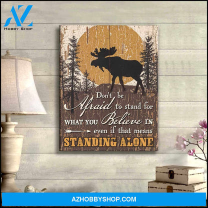 Deer Canvas Standing Alone Wall Art Decor Motivation