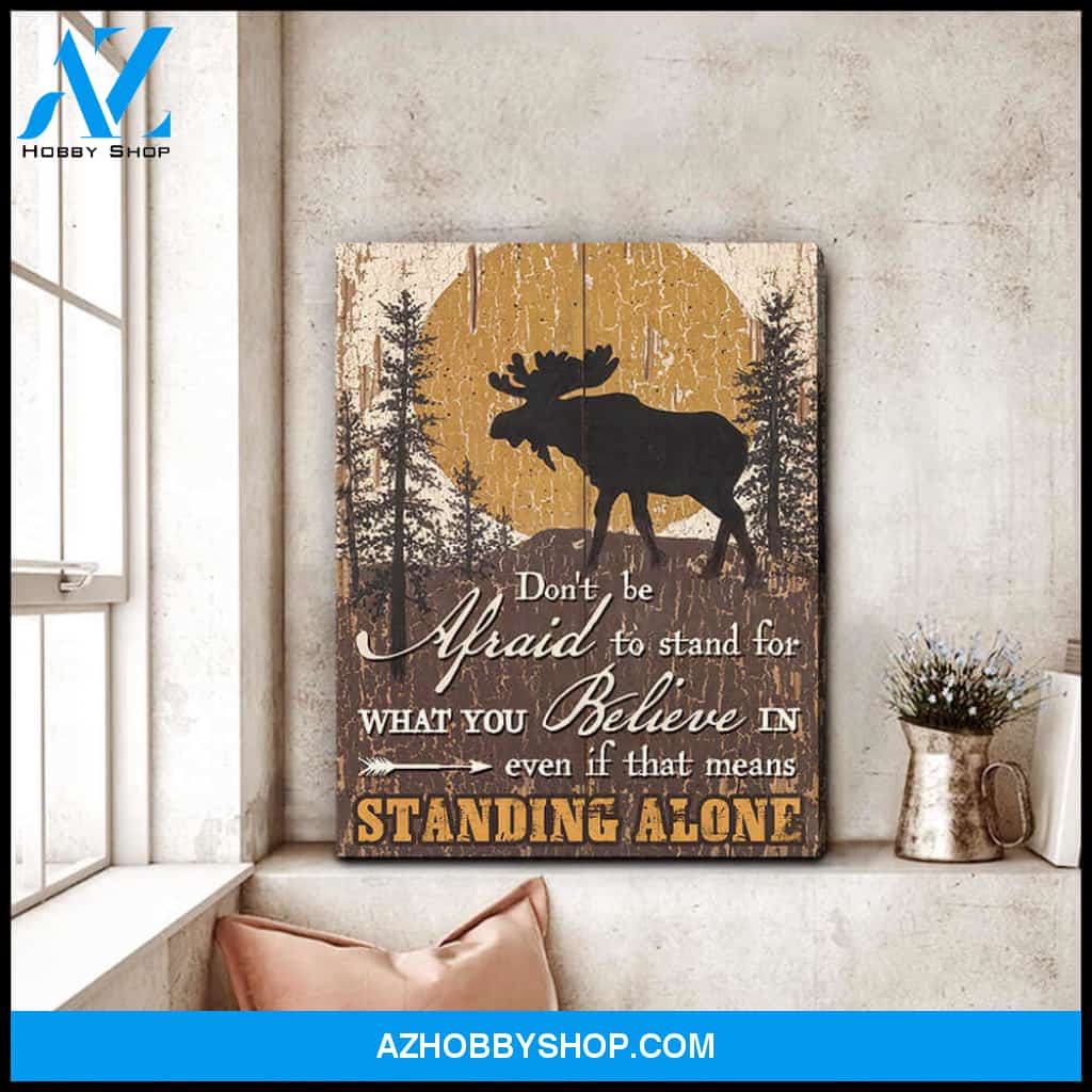 Deer Canvas Standing Alone Wall Art Decor Motivation