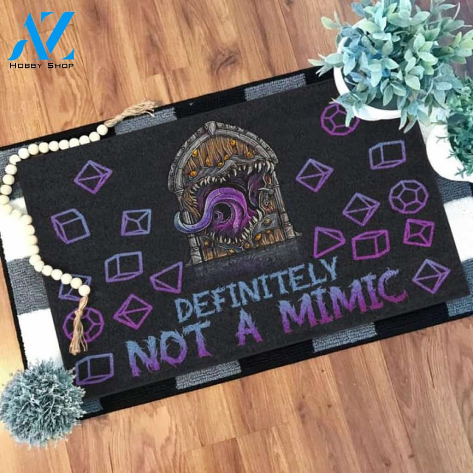 Definitely not a mimic Doormat | Welcome Mat | House Warming Gift