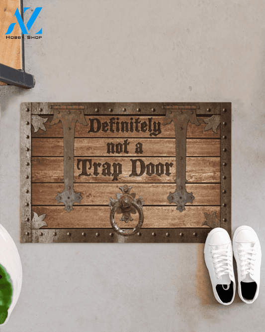 Definitely Not A Trap Door, It Is Door Mat