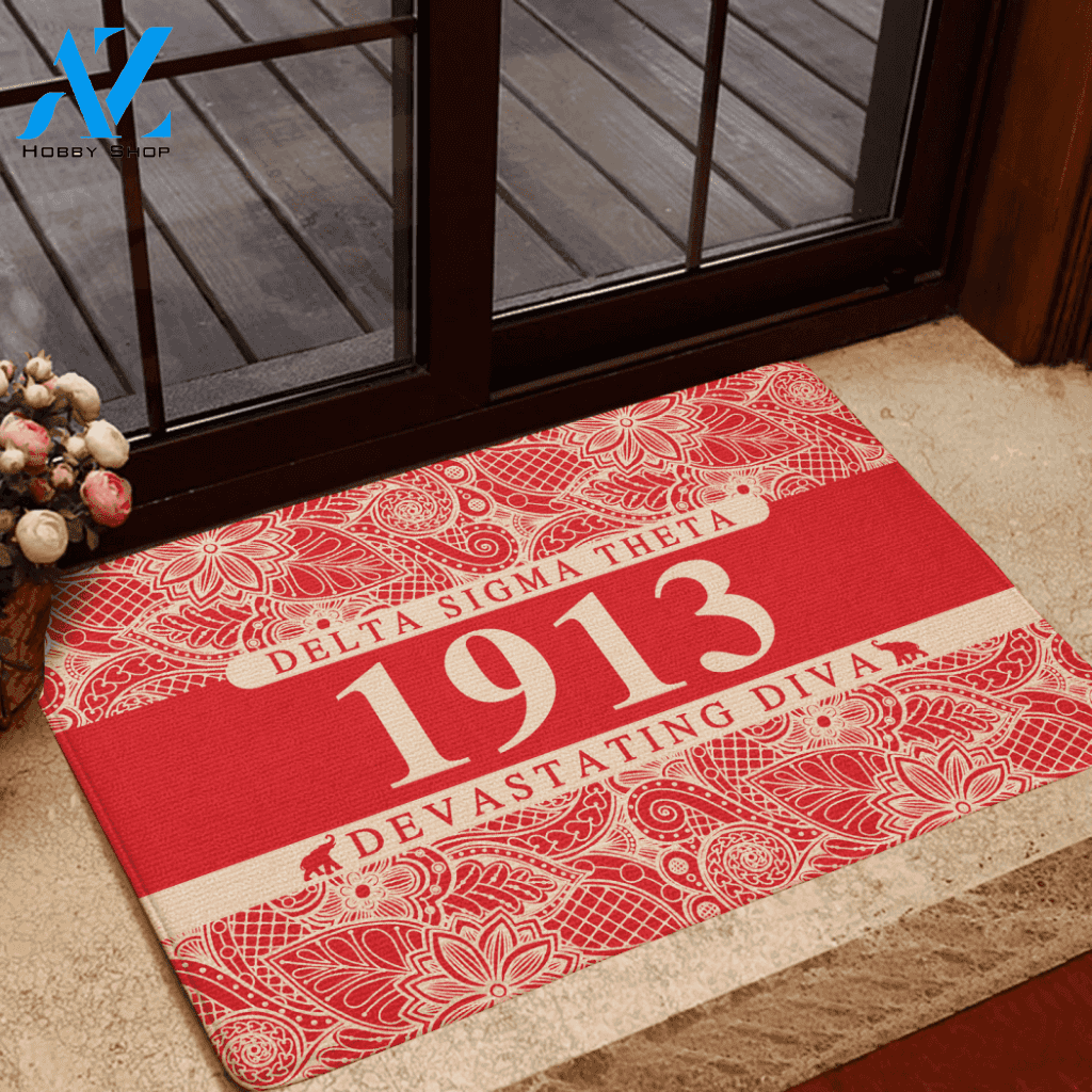 Delta Sigma Theta Sorority 1913 Doormat