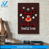 Dental Crew Christmas Vertical Matte Canvas Wall Art