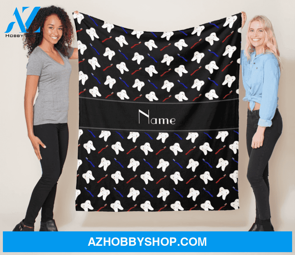 Dental Customize Fleece Blanket for Dental staff