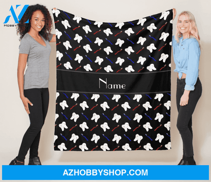 Dental Customize Fleece Blanket for Dental staff