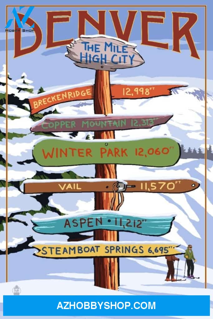 Denver Colorado Destinations Sign