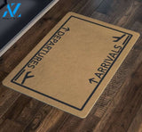 Departures and Arrivals Airplane Vehicle Doormat Indoor And Outdoor Mat Entrance Rug Sweet Home Decor Housewarming Gift Gift for Friend Family Birthday New Home