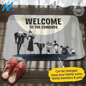 Despicable Me Personalized Name Doormat