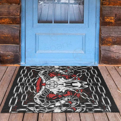 Devil Skull Demon Satanic SED-0361 Door Mat