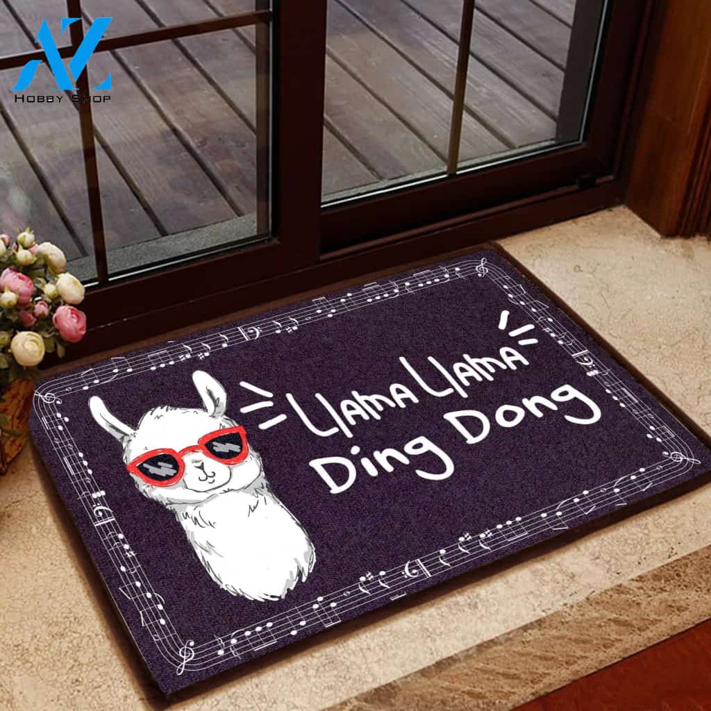 Ding Dong Doormat Welcome Mat House Warming Gift Home Decor Funny Doormat Gift Idea