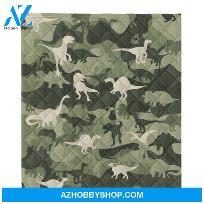 Dinosaur Blanket, Camouflage Dinosaur Gift For Dinosaur Lovers