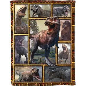 Dinosaur Fleece Blanket