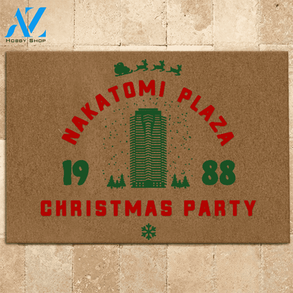 Dire Hard Doormat Nakatomi Plaza Christmas Party