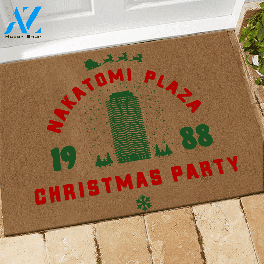Dire Hard Doormat Nakatomi Plaza Christmas Party