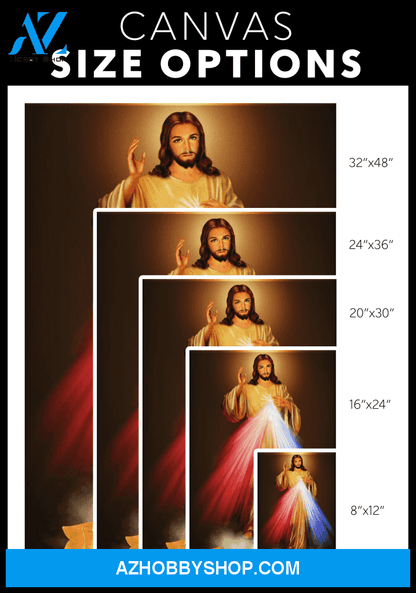 Divine Mercy I Trust in You Canvas Wrap Art
