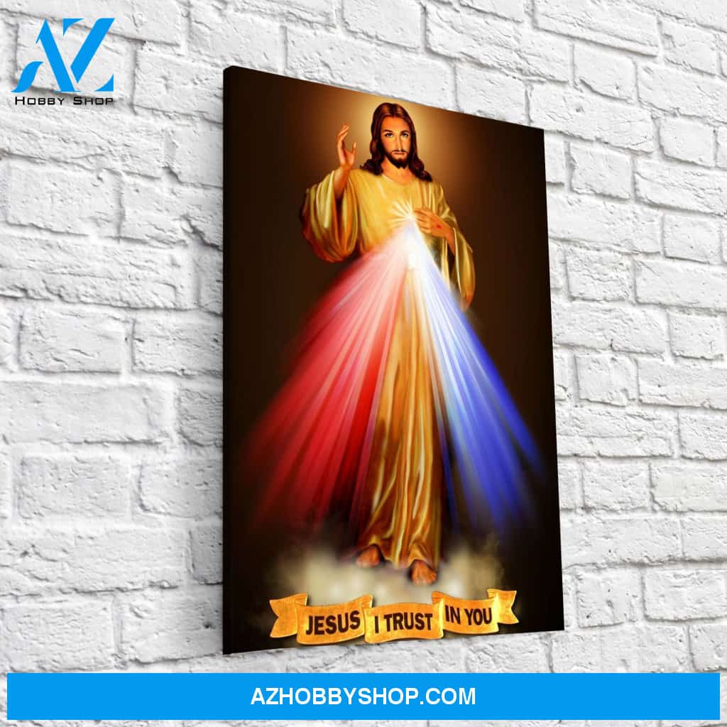 Divine Mercy I Trust in You Canvas Wrap Art