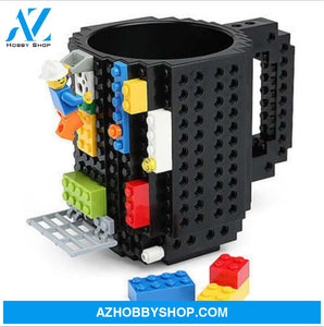 Diy Block Puzzle Mug Black