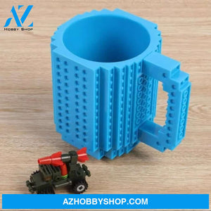 Diy Block Puzzle Mug Blue