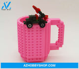 Diy Block Puzzle Mug Pink