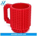 Diy Block Puzzle Mug Red