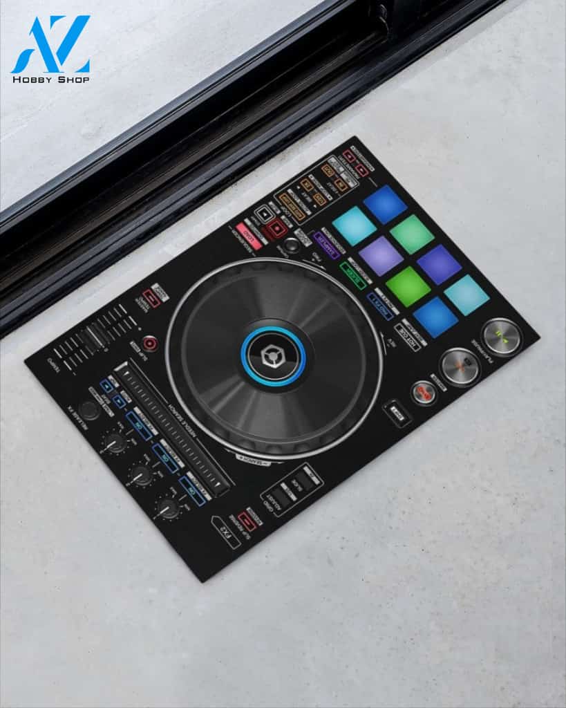 DJ Turntable Funny Doormat Gift For DJ Birthday Gift Home Decor Warm House Gift Welcome Mat
