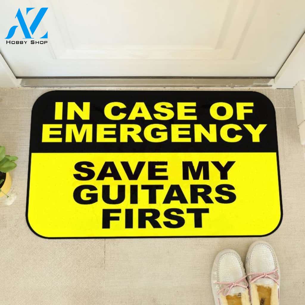 DM_Save my guitar | Welcome Mat | House Warming Gift