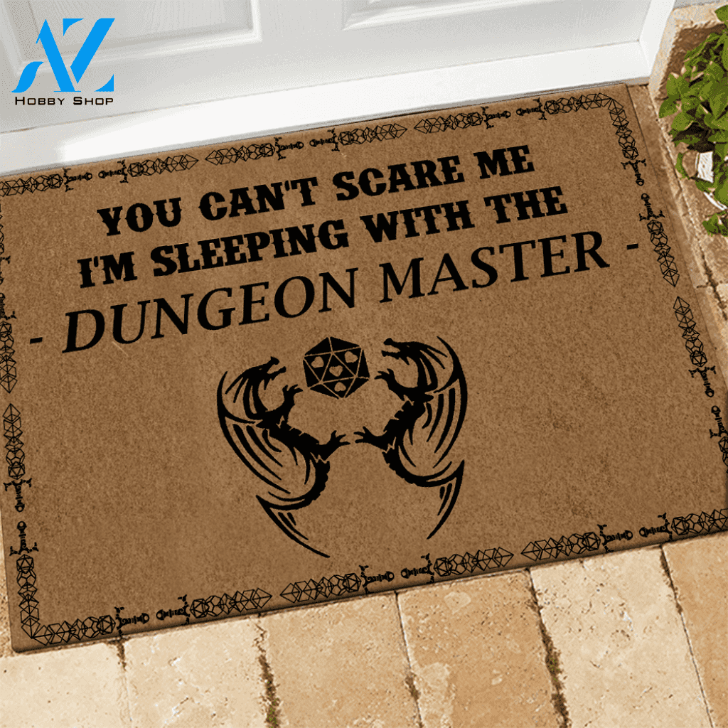 DnD Doormat I'm Sleeping With Dungeon Master | Welcome Mat | House Warming Gift