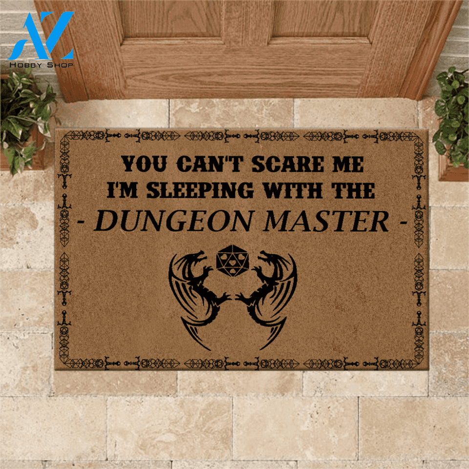 DnD Doormat I'm Sleeping With Dungeon Master | Welcome Mat | House Warming Gift
