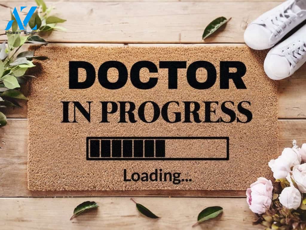 Doctor In Progress Doormat Welcome Mat House Warming Gift Home Decor Funny Doormat Gift Idea