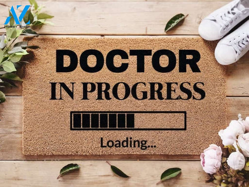 Doctor In Progress Doormat Welcome Mat House Warming Gift Home Decor Funny Doormat Gift Idea