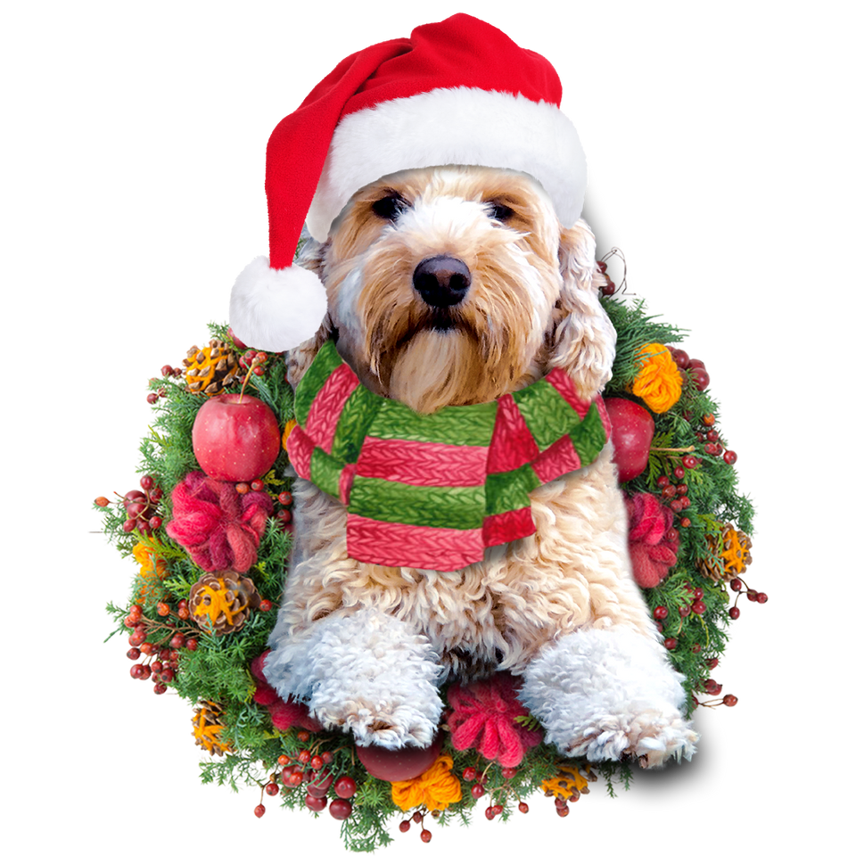 Godmerch- Ornament- Doodle Christmas Ornament, Happy Christmas Ornament, Car Ornament