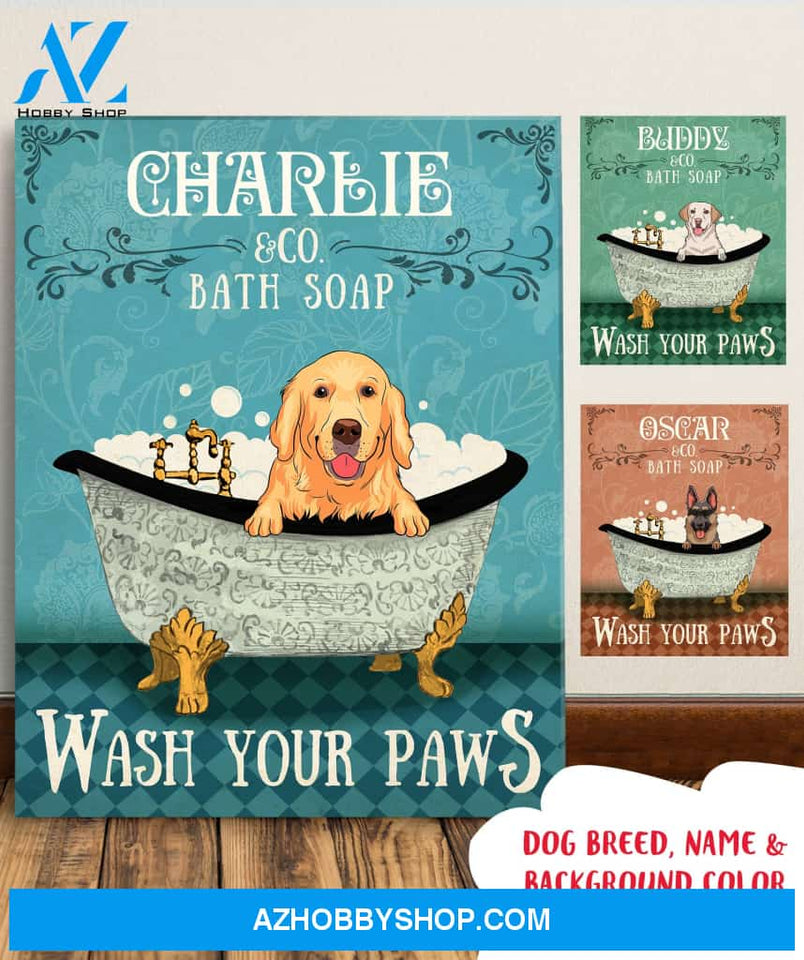 Dog Bath Soap Co. - Personalized Custom Canvas