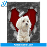 Dog Blanket, Fleece Blanket.Gift For Dog Lover Family Home Decor Bedding Couch Sofa Soft and Comfy Cozy